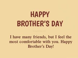 Brother's Day Whishes In Hindi 