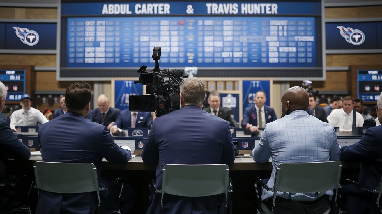 Titans Draft Abdul Carter and Travis Hunter